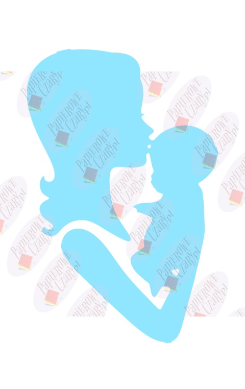 Mama z dzieckiem 1 Dekoracje z papieru