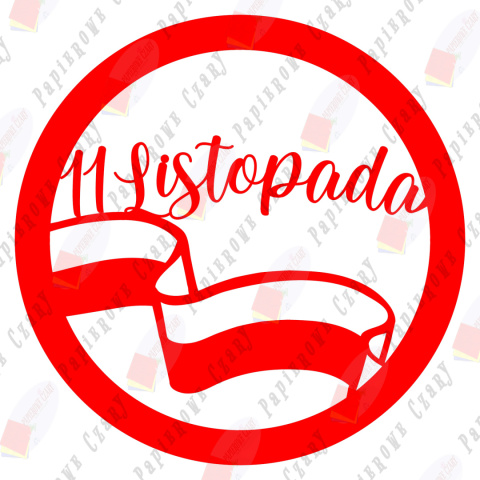 11 Listopada z flagą 1 Dekoracje z papieru