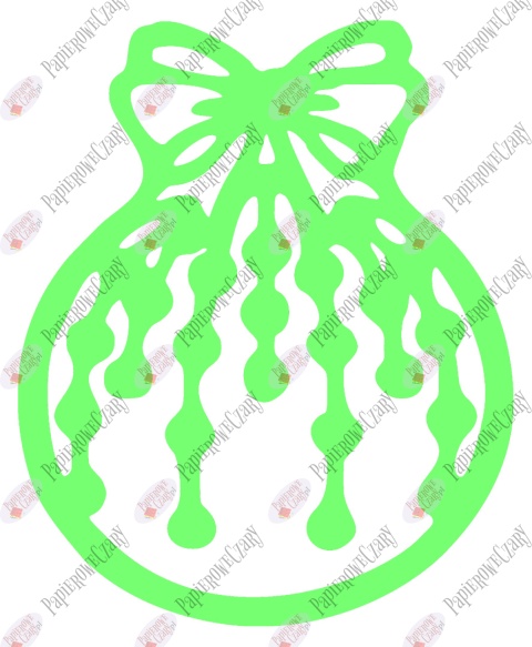 Bombka 6 Dekoracje z papieru