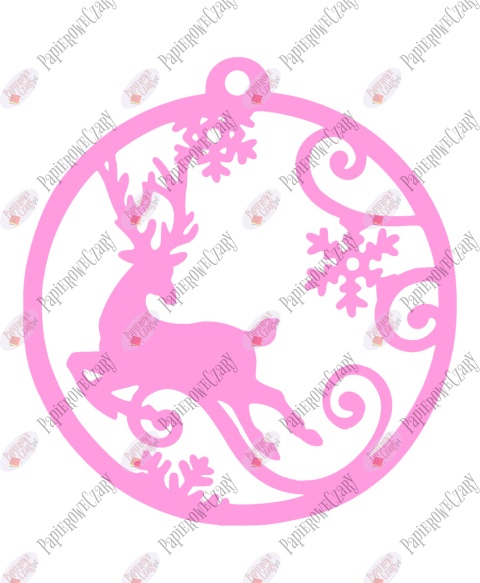 Bombka 8 Dekoracje z papieru