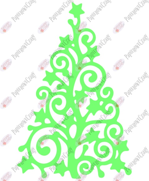 Choinka 4 Dekoracje z papieru Choinka 4 Dekoracje z papieru