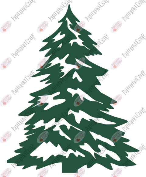 Choinka 6 Dekoracje z papieru