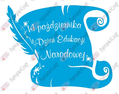 Zwój Dzień Edukacji Narodowej 1 Dekoracje z papieru