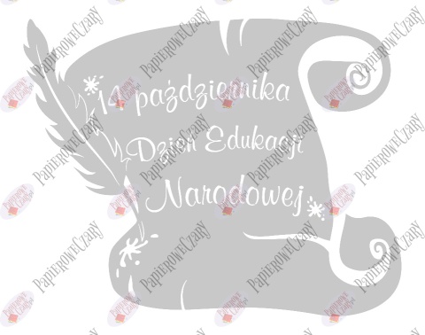 Zwój Dzień Edukacji Narodowej 1 Dekoracje z papieru