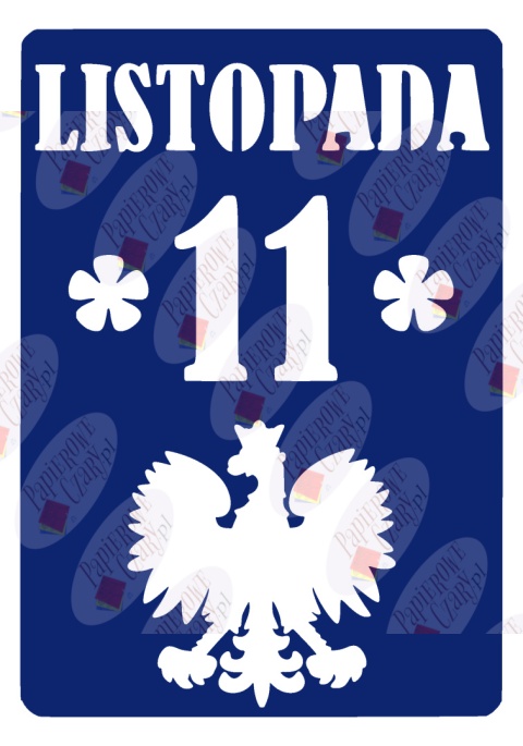 Kartka z kalendarza 11 Listopada 1 Dekoracje z papieru Kartka z kalendarza 11 Listopada 1 Dekoracje z papieru