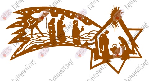 Gwiazda betlejemska 2 Dekoracje z papieru Gwiazda betlejemska 2 Dekoracje z papieru