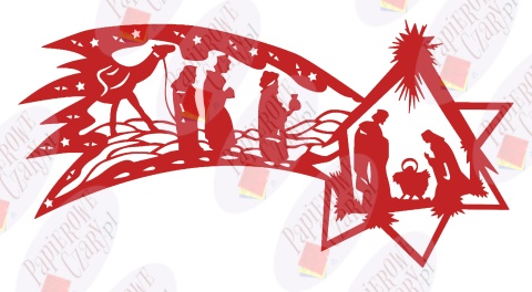 Gwiazda betlejemska 2 Dekoracje z papieru Gwiazda betlejemska 2 Dekoracje z papieru