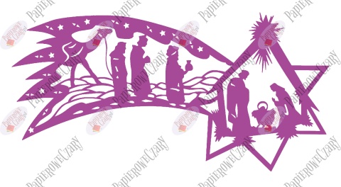 Gwiazda betlejemska 2 Dekoracje z papieru Gwiazda betlejemska 2 Dekoracje z papieru