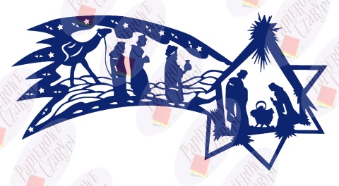 Gwiazda betlejemska 2 Dekoracje z papieru Gwiazda betlejemska 2 Dekoracje z papieru