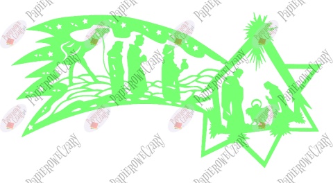 Gwiazda betlejemska 2 Dekoracje z papieru Gwiazda betlejemska 2 Dekoracje z papieru