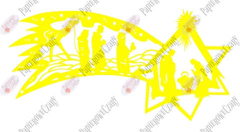 Gwiazda betlejemska 2 Dekoracje z papieru Gwiazda betlejemska 2 Dekoracje z papieru