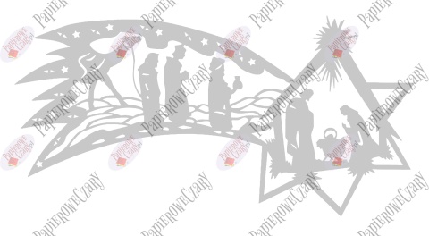 Gwiazda betlejemska 2 Dekoracje z papieru Gwiazda betlejemska 2 Dekoracje z papieru