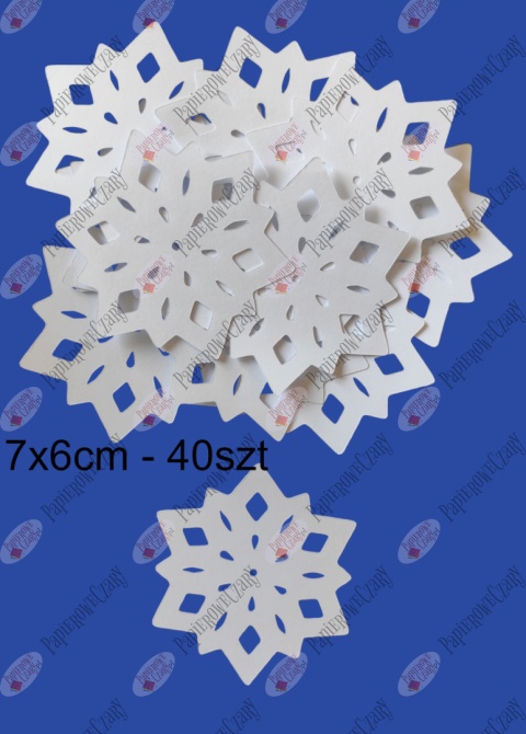 Płatek 4 Śnieżynka Gwiazdka Pakiet Dekoracje z papieru