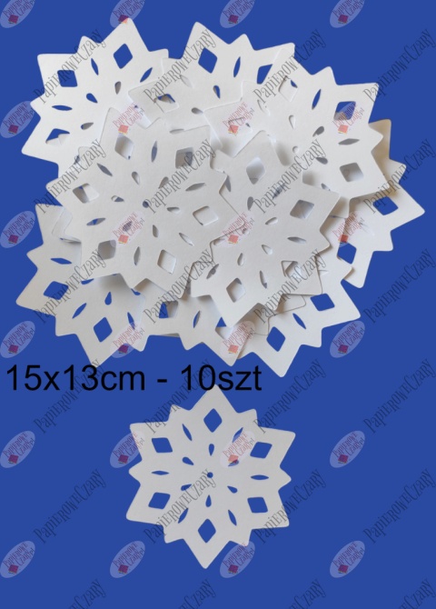 Płatek 4 Śnieżynka Gwiazdka Pakiet Dekoracje z papieru