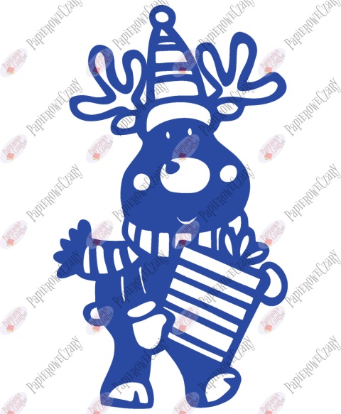 Renifer 3 Dekoracje z papieru Renifer 3 Dekoracje z papieru