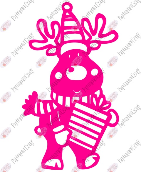 Renifer 3 Dekoracje z papieru Renifer 3 Dekoracje z papieru