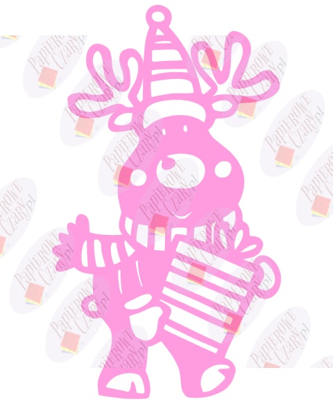 Renifer 3 Dekoracje z papieru Renifer 3 Dekoracje z papieru