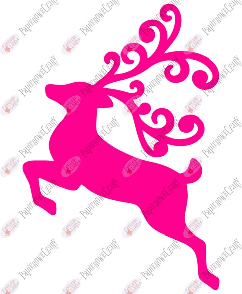 Renifer 5 Dekoracje z papieru Renifer 5 Dekoracje z papieru