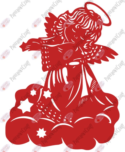 Anioł 3 Dekoracje z papieru