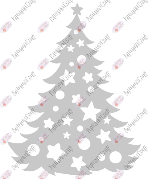 Choinka 7 Dekoracje z papieru