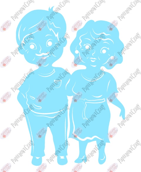 Babcia z Dziadkiem 1 Dekoracje z papieru