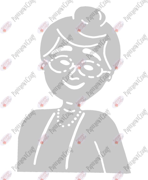 Babcia 1 Dekoracje z papieru