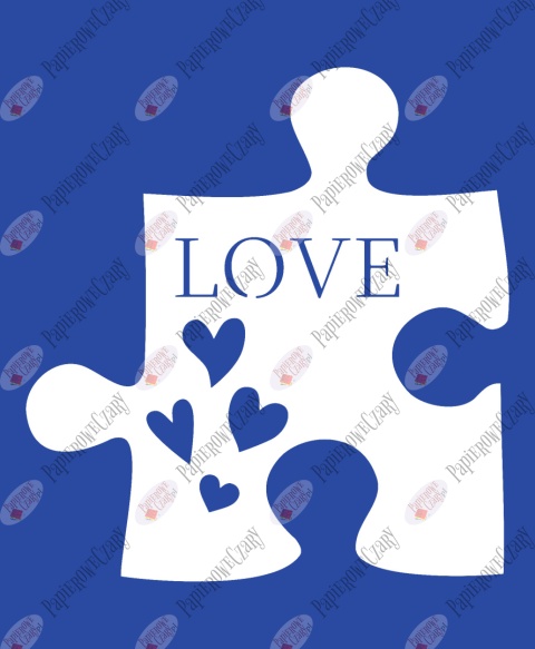 Puzzel serce 2 Dekoracje z papieru