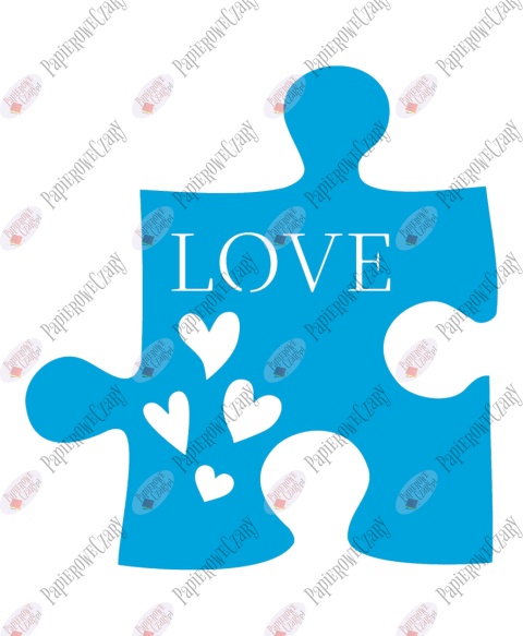 Puzzel serce 2 Dekoracje z papieru