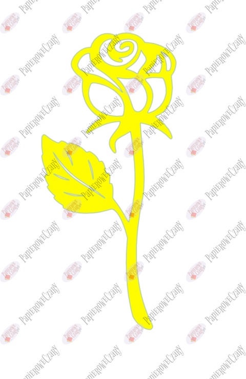 Róża 3 Dekoracje z papieru