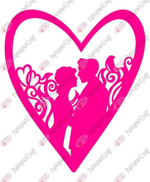 Serce 34 Dekoracje z papieru