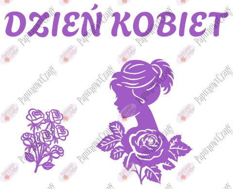 Zestaw 148 Dzień Kobiet Dekoracje z papieru