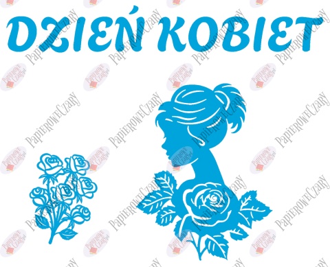 Zestaw 148 Dzień Kobiet Dekoracje z papieru