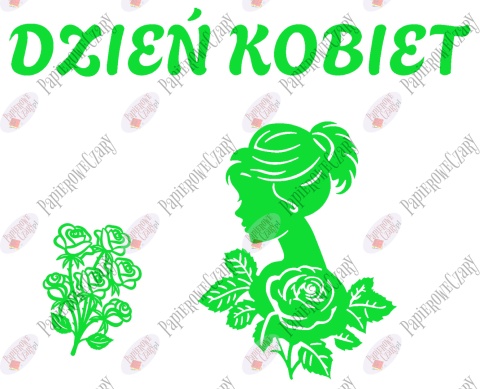Zestaw 148 Dzień Kobiet Dekoracje z papieru