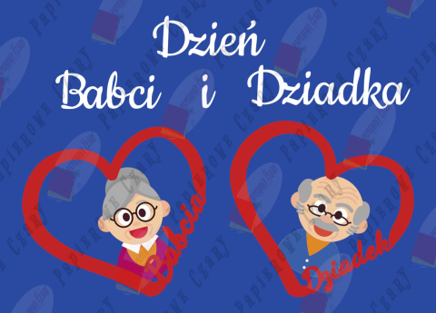Zestaw 181 Dzień Babci i Dziadka Dekoracje z papieru