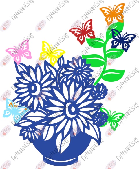 Zestaw 5 Kwiaty Wiosna Dekoracje z papieru Zestaw 5 Kwiaty Wiosna Dekoracje z papieru