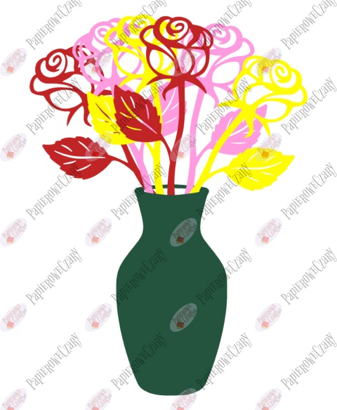 Zestaw 9 Dekoracje z papieru