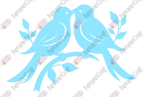 Ptaszek 8 Dekoracje z papieru