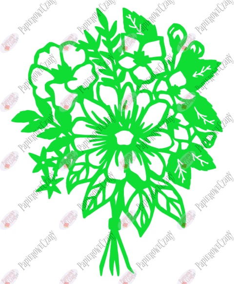 Bukiet 2 Dekoracje z papieru