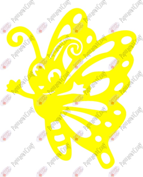 Motyl 14 Dekoracje z papieru