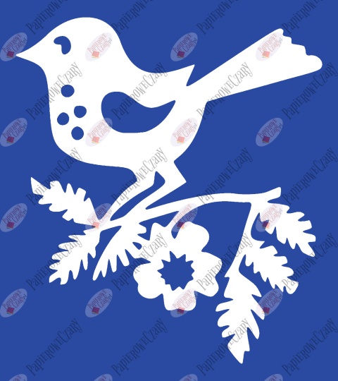 Ptaszek 5 Dekoracje z papieru