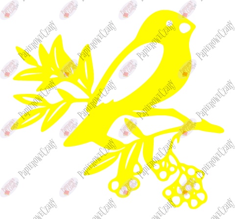 Ptaszek 6 Dekoracje z papieru