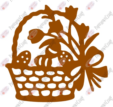 Koszyk 2 Dekoracje z papieru