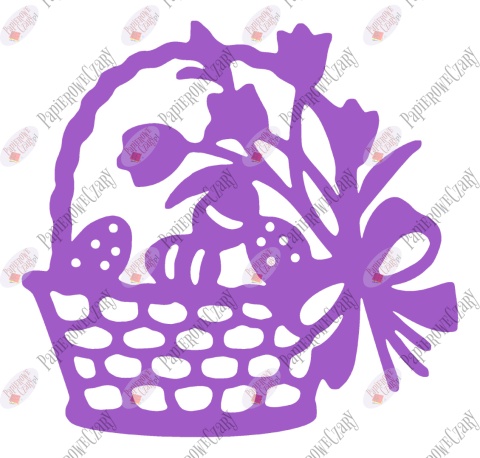 Koszyk 2 Dekoracje z papieru