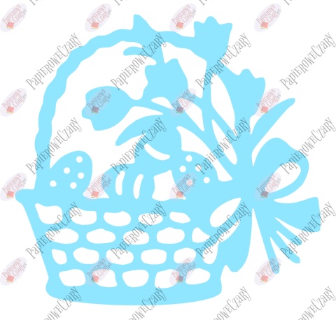 Koszyk 2 Dekoracje z papieru