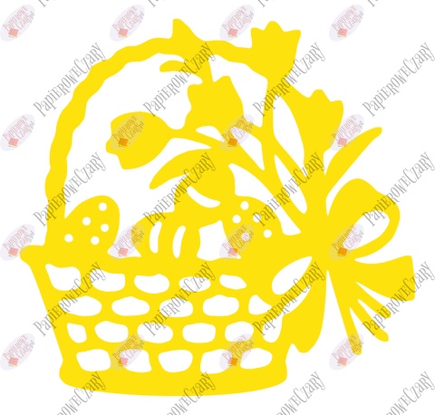 Koszyk 2 Dekoracje z papieru