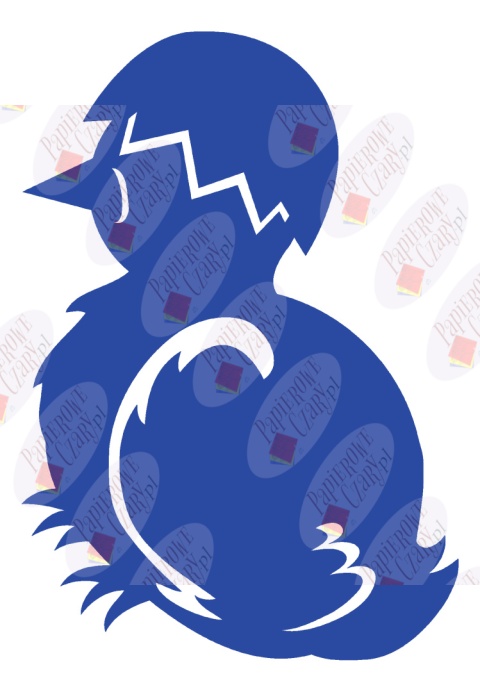 Kurczak 1 Pisklę Dekoracje z papieru Kurczak 1 Pisklę Dekoracje z papieru