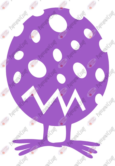 Jajko Kurczak 1 Pisanka Dekoracje z papieru