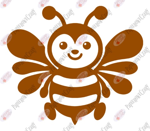 Pszczoła 6 Dekoracje z papieru Pszczoła 6 Dekoracje z papieru