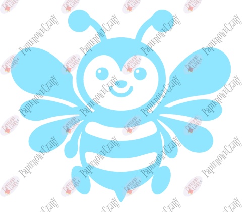 Pszczoła 6 Dekoracje z papieru Pszczoła 6 Dekoracje z papieru