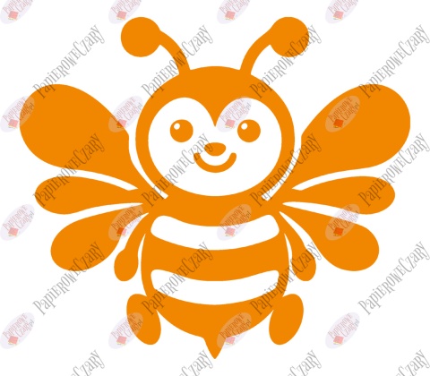 Pszczoła 6 Dekoracje z papieru Pszczoła 6 Dekoracje z papieru